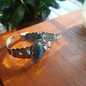 Vintage turquoise gemstone bracelets